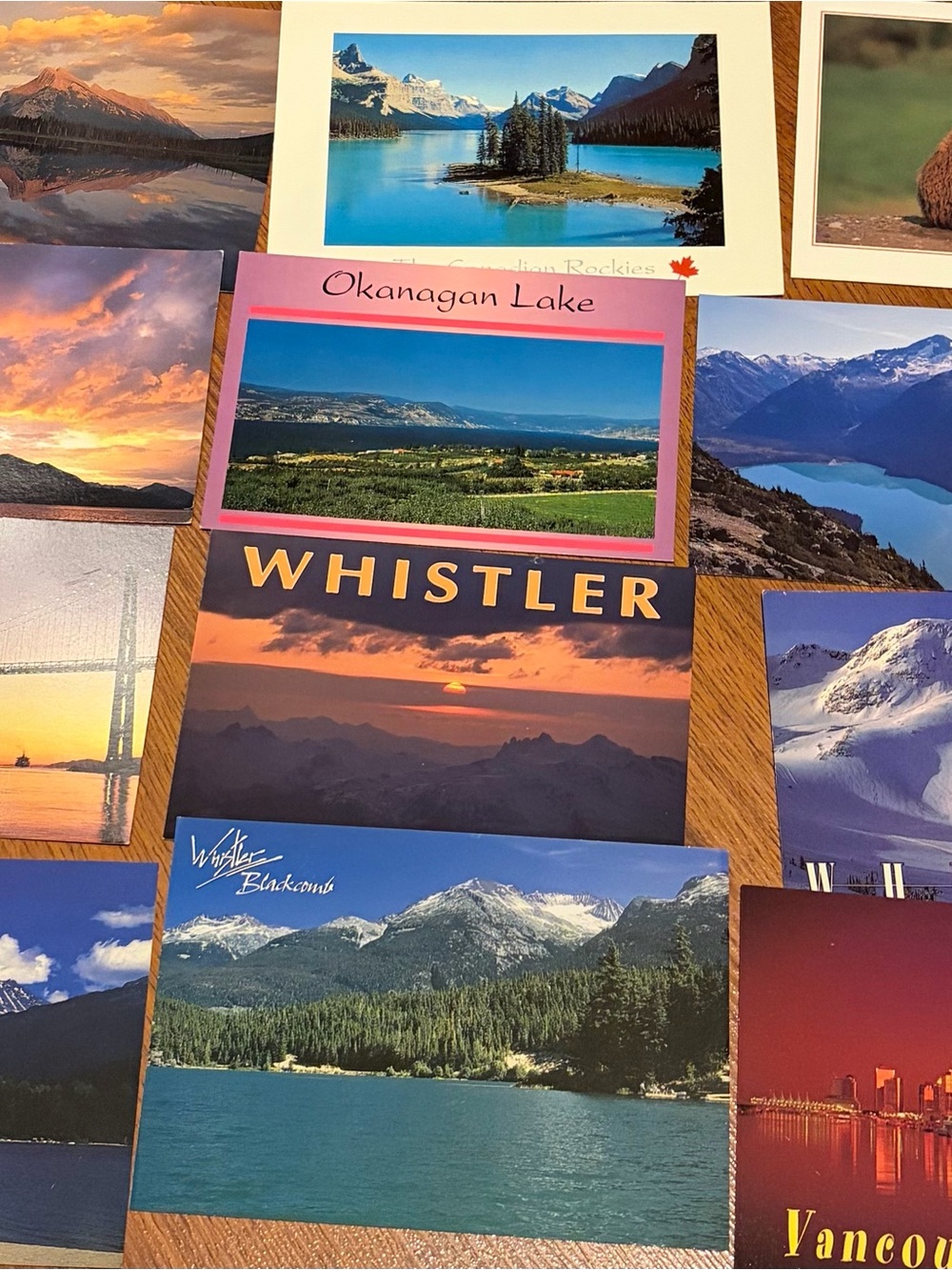 Set of 43 Canadian post cards